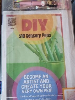 DIY $10 Sensory Pen Craft
